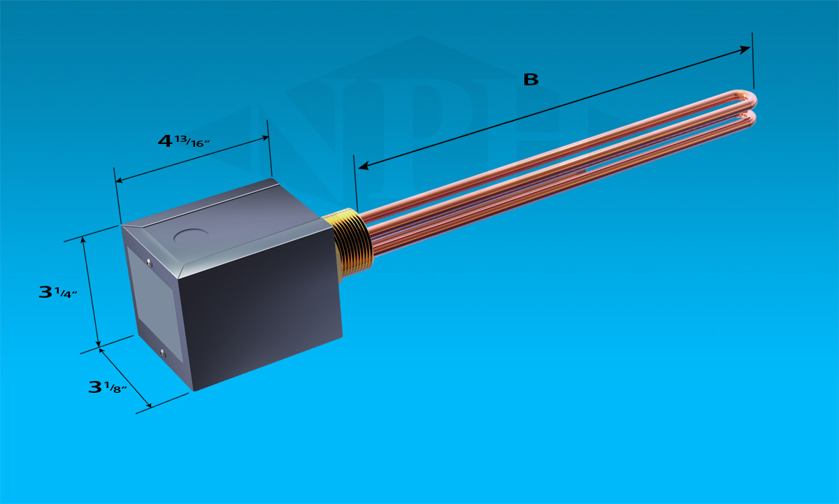 NEMA 1 - 1.25 NPT-General Purpose Enclosure-Built In Thermostat-Dual element Design